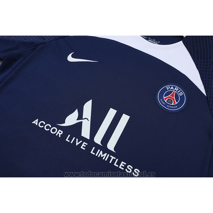 Chandal del Paris Saint-Germain Manga Corta 2022-2023 Azul - Pantalon Corto